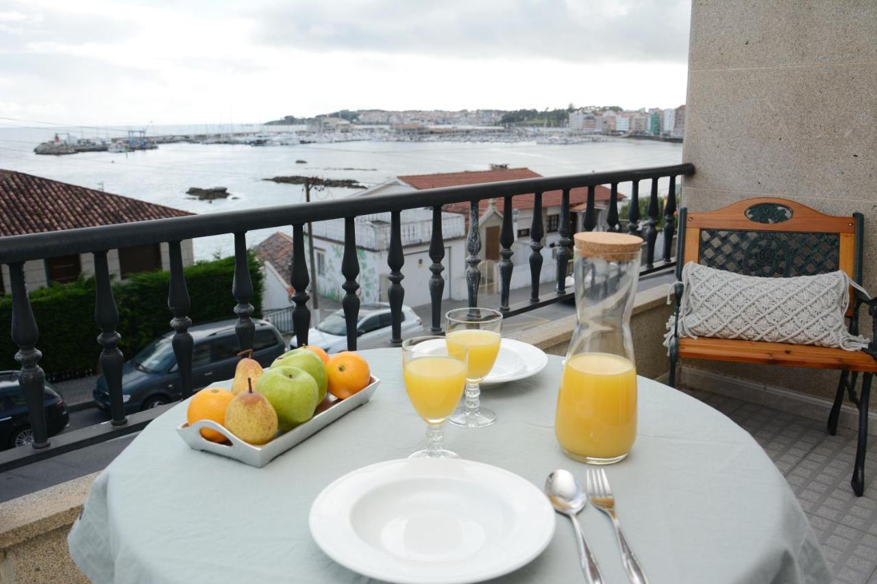 산신소 Desconectaengalicia Mantela, Vistas Puerto Deportivo, 20M Playa 아파트 외부 사진