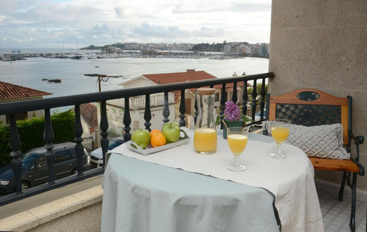 산신소 Desconectaengalicia Mantela, Vistas Puerto Deportivo, 20M Playa 아파트 외부 사진